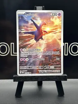Latios 203/191 Sv08: Surging Sparks Illustration Rare Holo Pokemon Card - Image 2