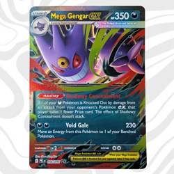 Mega Gengar EX 056/094 Double Rare (ME02: Phantasmal Flames) RAW/Near Mint Card - Image 1