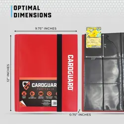 CardGuard Trading Card Binder Pro-Folio – 9 Pocket Binder - Side-Loading Albu... - Image 4
