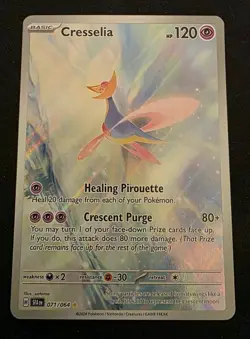 Cresselia Holo Illustration Rare Card 071/064 SV Shrouded Fable - Image 1