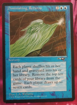 Diminishing Returns Alliances - LP, Light Played. MTG, Magic the Gathering. - Image 1