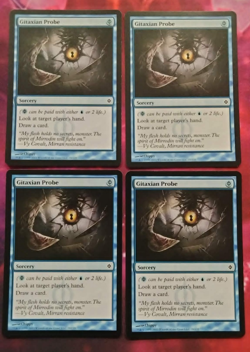4x Gitaxian Probe [New Phyrexia] - MTG Magic. Playset 4x. LP, Lightly Played. - Image 1
