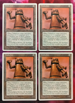 x4 Triskelion - Fourth Edition, 4th edition - MTG 4x Playset - LP, Light Play - Image 1
