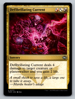 Defibrillating Current U 0177 Tarkir: Dragonstorm Regular - Image 1
