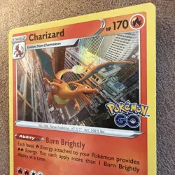 Charizard 010/078 Holo Rare Pokemon GO Pokemon Holo Near Mint - Image 2