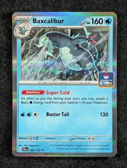 2024 Pokemon BAXCALIBUR #060/193 Paldea Evolved - Gym SE Asia Exclusive - Image 1