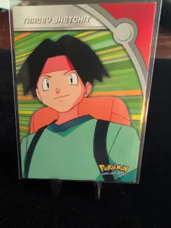Pokemon Topps Heroes & Villains Blue Label HV11 Tracey Sketchit LP - Image 1
