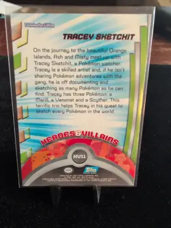 Pokemon Topps Heroes & Villains Blue Label HV11 Tracey Sketchit LP - Image 2