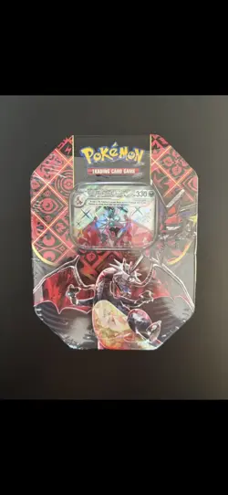 Pokemon Scarlet & Violet Paldean Fates Charizard EX Tin- New/ Sealed - Image 1