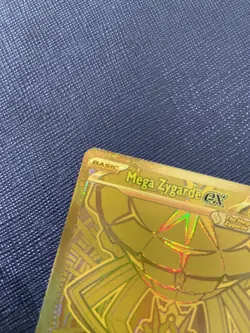 Mega Zygarde ex 124/088 Mega Hyper Rare Gold Perfect Order POR Pokemon NM - Image 4