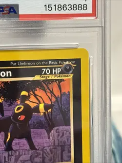 Pokemon TCG Umbreon Neo Discovery 32 Regular Unlimited Rare 🌑🐈‍⬛ PSA - Image 3