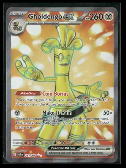 Gholdengo ex 231/182 Ultra Rare Paradox Rift Pokemon NM/M - Image 1