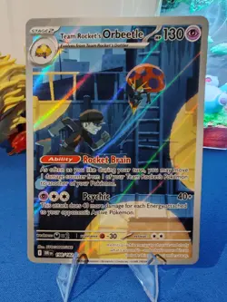 Team Rocket's Orbeetle 198/182 IR NM - Pokemon TCG Destined Rivals - Image 1