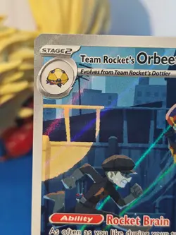 Team Rocket's Orbeetle 198/182 IR NM - Pokemon TCG Destined Rivals - Image 2