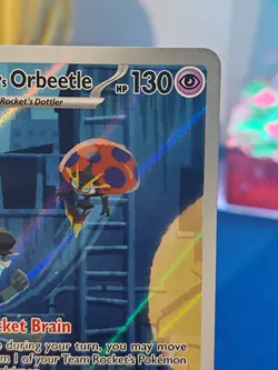 Team Rocket's Orbeetle 198/182 IR NM - Pokemon TCG Destined Rivals - Image 3