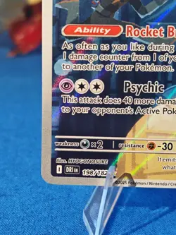 Team Rocket's Orbeetle 198/182 IR NM - Pokemon TCG Destined Rivals - Image 5