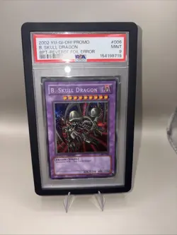 Yu-Gi-Oh! B. Skull Dragon BPT-006 Limited Edition Reverse Foil Error PSA 9 Mint - Image 1