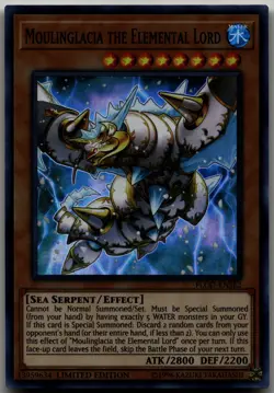 Moulinglacia the Elemental Lord Super Rare Flames of Destruction FLOD-ENSE2 LP - Image 1