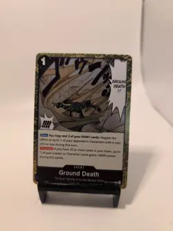 Ground Death OP14-096 The Azure Sea's Seven One Piece Foil NM English - Image 1