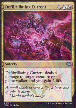 Foil Defibrillating Current - Tarkir: Dragonstorm - 177 | MTG Card - Image 3
