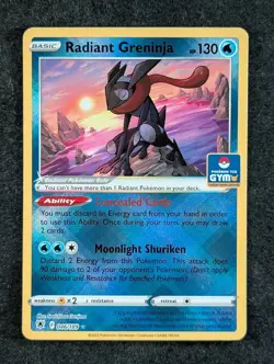 2024 Pokemon RADIANT GRENINJA #046/189 Astral Radiance Gym SE Asia Exclusive (B) - Image 1