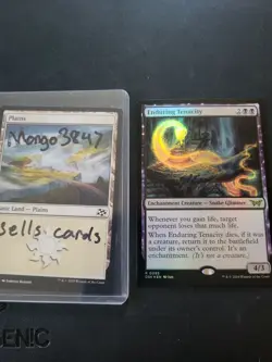 MTG Enduring Tenacity FOIL NM/EX Duskmourn Rare - Image 3