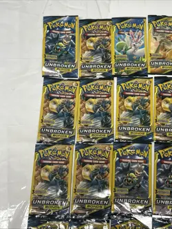 EMPTY Pokemon Unbroken Bonds Pack (X28) Dollar General 3 Card Wrappers Charizard - Image 2