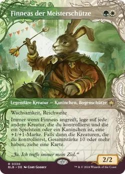 MTG Magic the Gathering Bloomburrow Finneas der Meisterschutze 330 rare deutsch - Image 1