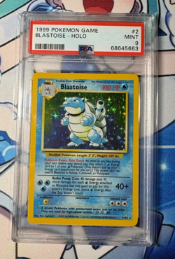 Blastoise 2/102 Holo 1999 Pokemon Base Set Unlimited PSA 9 ! - Image 1