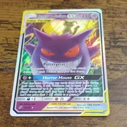 Pokemon TCG Gengar & Mimikyu GX Holo Ultra Rare Card 53/181 - Image 2