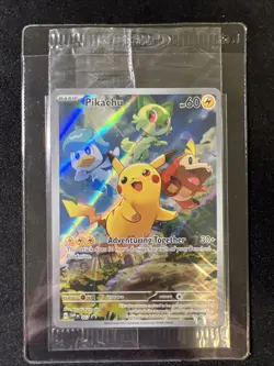 Pokemon Pikachu SVP 027 Scarlet & Violet Paldea Evolved ETB Promo Sealed - Image 1