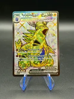 Tyranitar ex 211/197 UR | Pokemon SV03: Obsidian Flames | NM Holo - Image 1