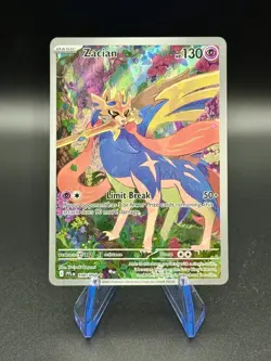 Zacian 100/094 IR | Pokemon Me02: Phantasmal Flames | NM Holo - Image 1