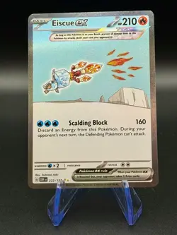 Eiscue ex (222/197) SIR | Pokemon Obsidian Flames | NM Holo - Image 1