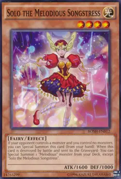 Solo the Melodious Songstress - BOSH-EN012 - Common - Unlimited Edition - Lightl - Image 1