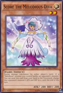 Score the Melodious Diva - BOSH-EN013 - Common - Unlimited Edition - Lightly Pla - Image 1