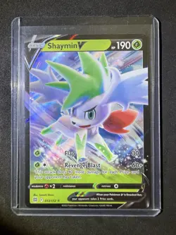 Shaymin V 013/172 2022 SWSH - Brilliant Stars Ultra Rare Pokemon NM - Image 1