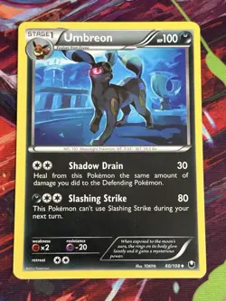 Umbreon 60/108 Uncommon Dark Explorers Pokemon Near Mint - Image 1