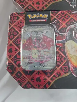 LOT OF 3 Pokemon Scarlet & Violet Paldean Fates Charizard EX Tin- New/ Sealed - Image 2