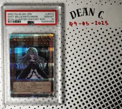 Yu-Gi-Oh! Ghost Belle & Haunted Mansion 25th QC Scr PSA 10 GEM MT JPN 2023 - Image 1