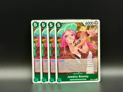 Jewelry Bonney Playset (EB03-017) x4 | One Piece Heroines | NM Rare - Image 1