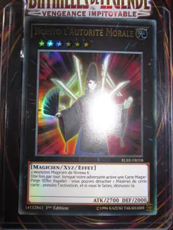 YU-GI-OH! ULTRA RARE NORITO L'AUTORITE MORALE BLRR-FR058 NEUF EDITION 1 FRANCAIS - Image 1