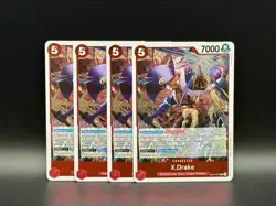 X.Drake Playset (OP14-016) x4 | One Piece The Azure Sea's Seven | NM Rare - Image 1