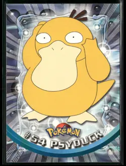 Psyduck #54 Topps Trading Cards Series 1 Green Logo Pokemon Near Mint - Image 1