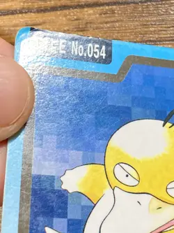 Pokemon Carddass Card Psyduck File No.54 Bandai Pocket Monsters 1997 Japan - Image 5