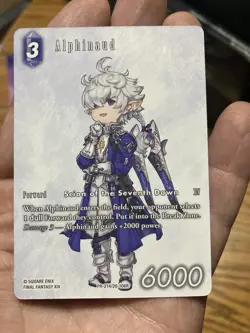 Final Fantasy TCG 14 Xiv Fan Fest Alphinaud Promo Card - Image 1