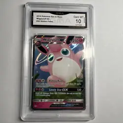 Wigglytuff GX GMA 10 Hidden Fates 42/68 Ultra Rare Holo 2019 Pokemon Card - Image 1