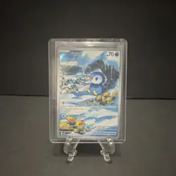Nintendo Pokemon TCG Piplup 98/130 Platinum Regular Basic Water Card HP 70 EN - Image 2