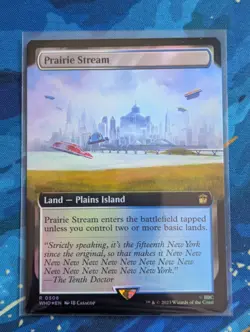 MTG Prairie Stream EXTENDED ART FOIL- NM - Doctor Who - Image 1