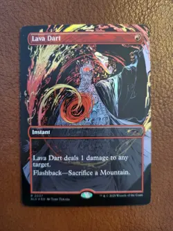 Lava Dart *FOIL Borderless* (2037) [SLD] Secret Lair Drop - Image 1